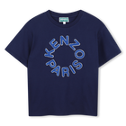 Camiseta de manga corta, AZUL MEDIEVAL, hi-res
