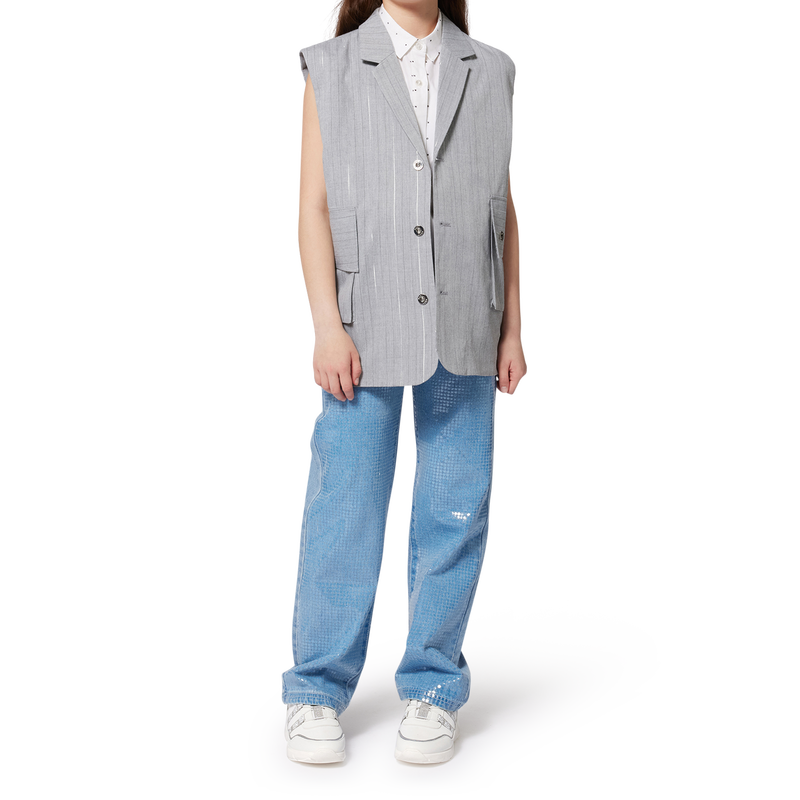 Zapatillas bimateria DKNY 
                        NI&Ntilde;A