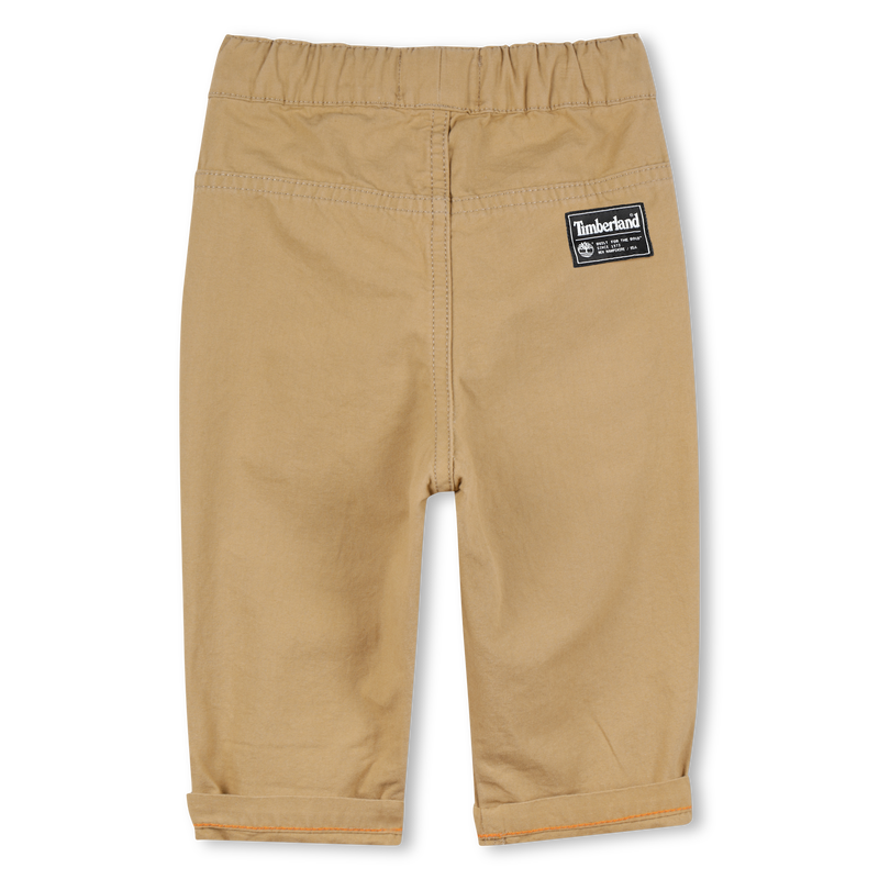 Pantal&oacute;n amplio de gabardina TIMBERLAND 
                        NI&Ntilde;O