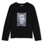 Camiseta de manga larga KARL LAGERFELD KIDS 
                    NI&Ntilde;A