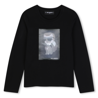 Camiseta de manga larga KARL LAGERFELD KIDS NI&Ntilde;A