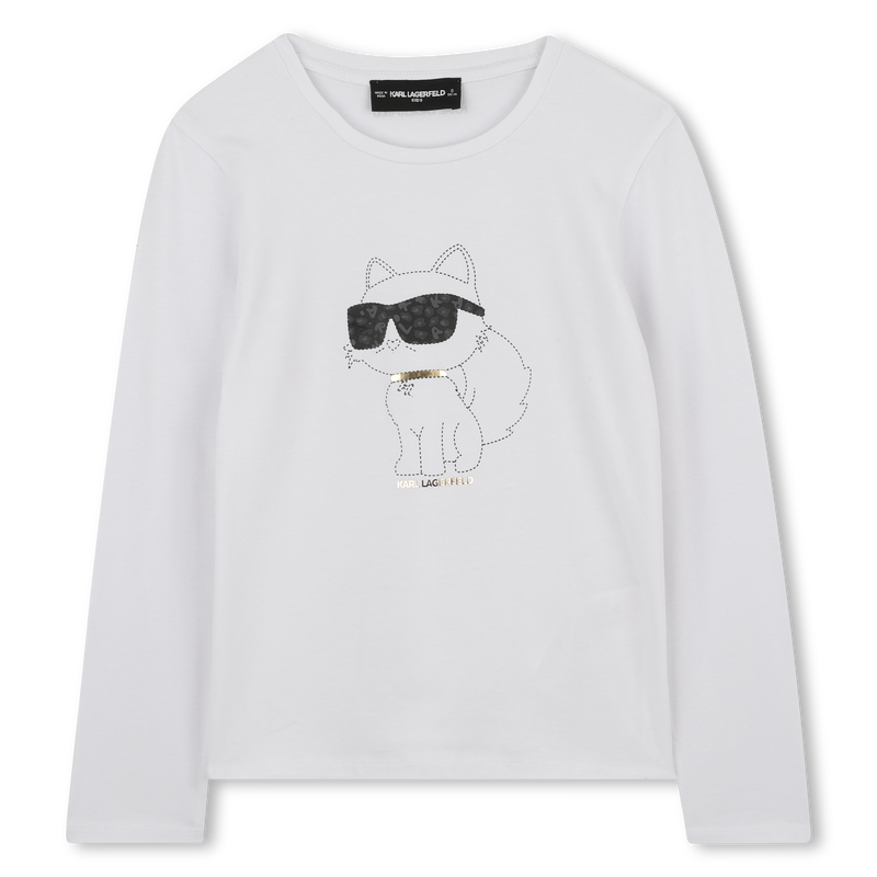 Camiseta de manga larga KARL LARGERFELD KIDS 
                        NI&Ntilde;A