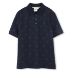 Polo recto estampado BOSS 
                    NI&Ntilde;O