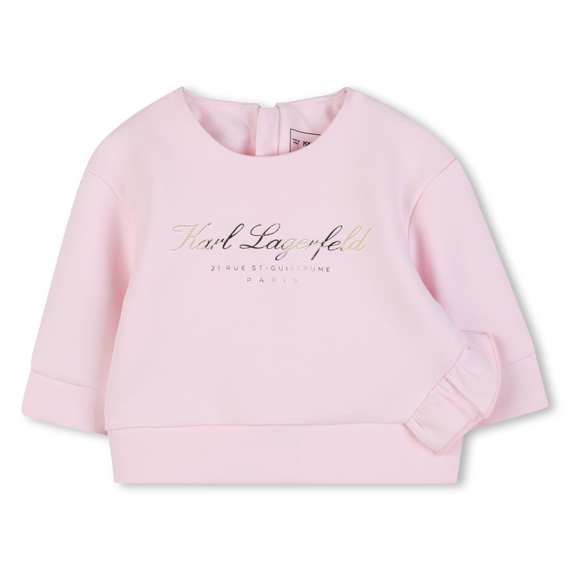 CONJUNTO DE SUDADERA Y FALDA KARL LAGERFELD KIDS 
                        NI&Ntilde;A
