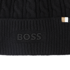 Gorro de punto trenzado BOSS 
                    NI&Ntilde;O