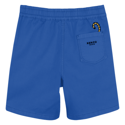 Bermudas de algod&oacute;n con parche KENZO KIDS NI&Ntilde;O
