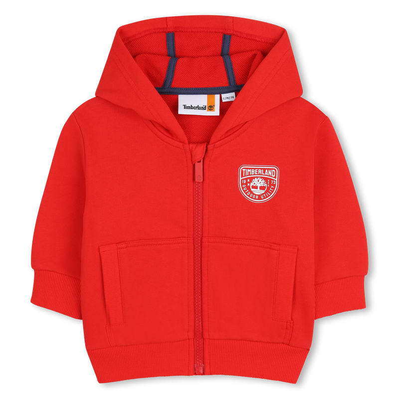 SUDADERA JOGGER CON CAPUCHA TIMBERLAND 
                        NI&Ntilde;O