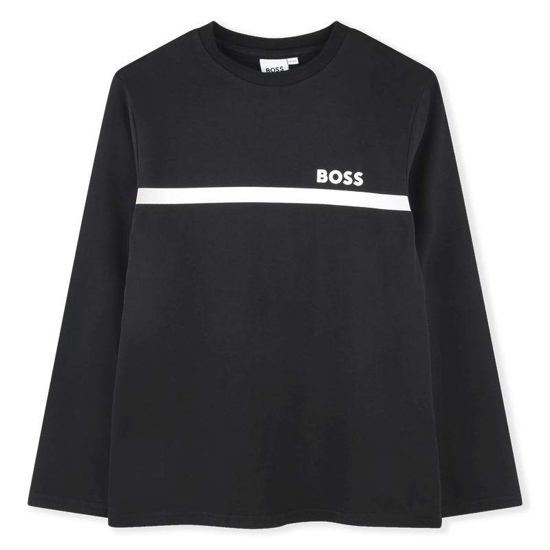 CAMISETA DE MANGA LARGA BOSS 
                        NI&Ntilde;O