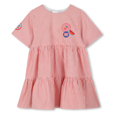 Vestido de algod&oacute;n KENZO KIDS NI&Ntilde;A