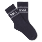 Pack de 2 pares de calcetines BOSS 
                    NI&Ntilde;O