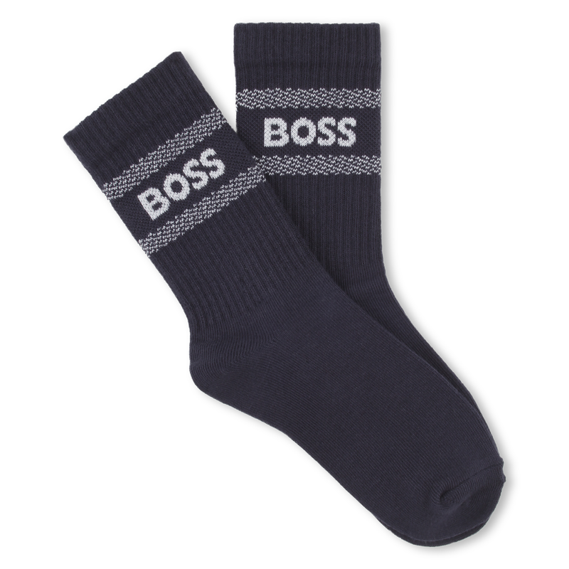 Pack de 2 pares de calcetines BOSS 
                        NI&Ntilde;O
