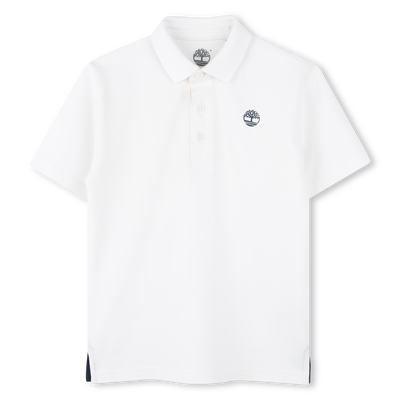 Polo liso con logo en el pecho TIMBERLAND NI&Ntilde;O