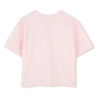 Camiseta de algod&oacute;n con estr&aacute;s MARC JACOBS 
                    NI&Ntilde;A