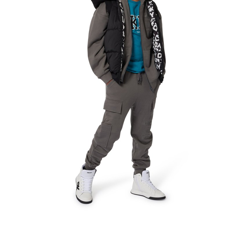 Chaqueta de mulet&oacute;n de algod&oacute;n DKNY 
                        NI&Ntilde;O