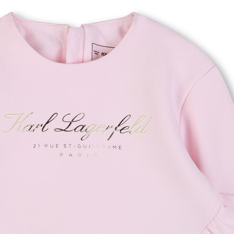 CONJUNTO DE SUDADERA Y FALDA KARL LAGERFELD KIDS 
                        NI&Ntilde;A