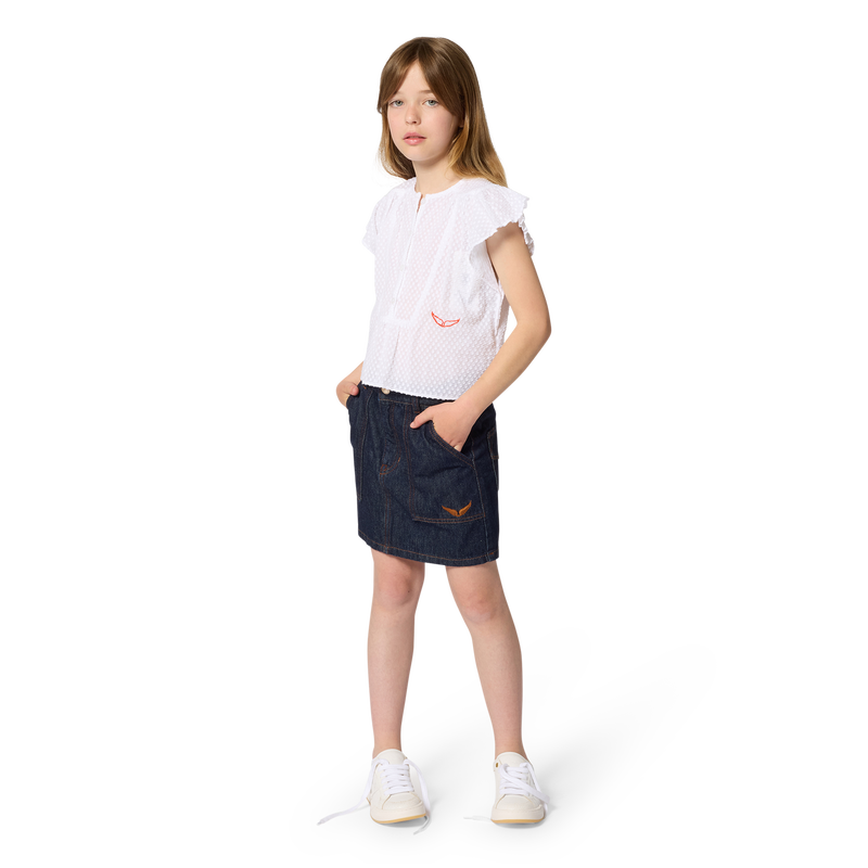 BLUSA DE MANGA CORTA ZADIG & VOLTAIRE 
                        NI&Ntilde;A