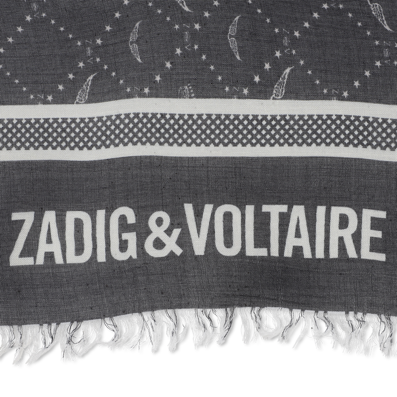 Bufanda estampada ZADIG & VOLTAIRE 
                        NI&Ntilde;A