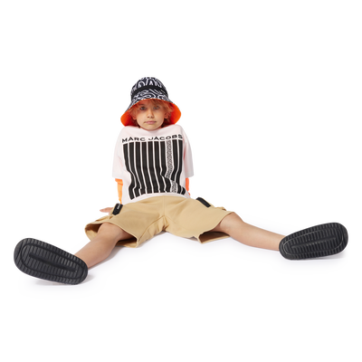 Camiseta de algod&oacute;n bicolor MARC JACOBS NI&Ntilde;O