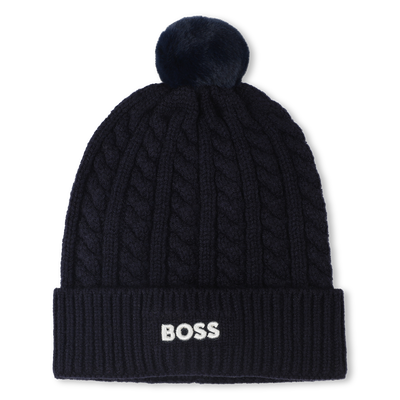 Gorro de punto trenzado BOSS NI&Ntilde;O
