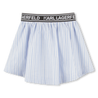 Falda corta elegante KARL LAGERFELD KIDS 
                    NI&Ntilde;A