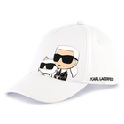 Gorra estampada ajustable KARL LAGERFELD KIDS 
                    NI&Ntilde;A