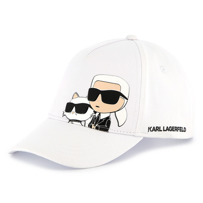 Gorra estampada ajustable KARL LAGERFELD KIDS NI&Ntilde;A