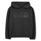 Sudadera con capucha, NEGRO, hi-res