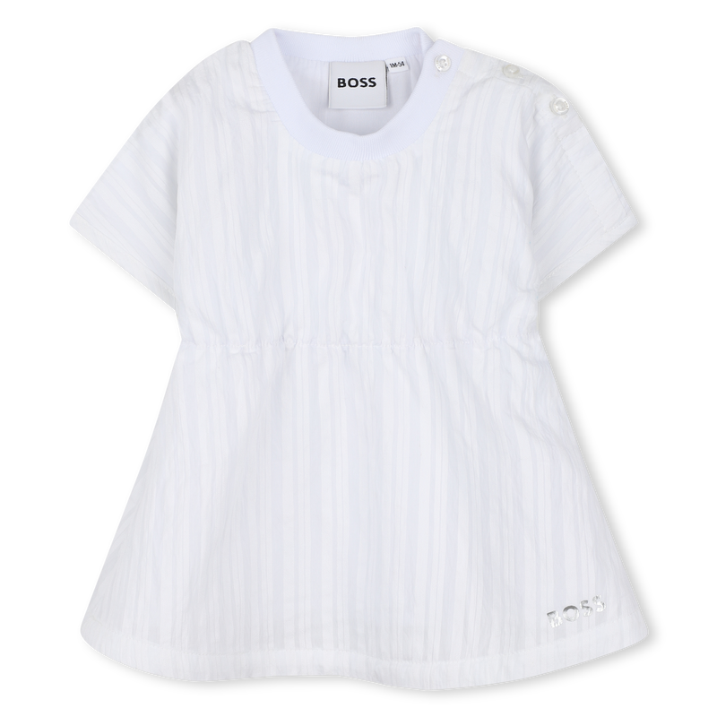 VESTIDO + CONJUNTO DE BRAGAS HINCHADAS BOSS 
                        NI&Ntilde;A