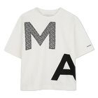 Camiseta bicolor de algod&oacute;n MARC JACOBS 
                    NI&Ntilde;O