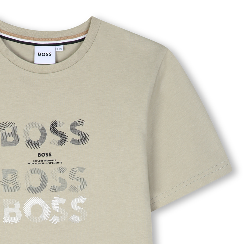 Camiseta de mangas cortas BOSS 
                        NI&Ntilde;O