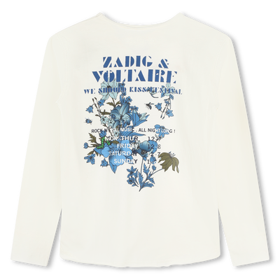 Camiseta de manga larga ZADIG & VOLTAIRE NI&Ntilde;A