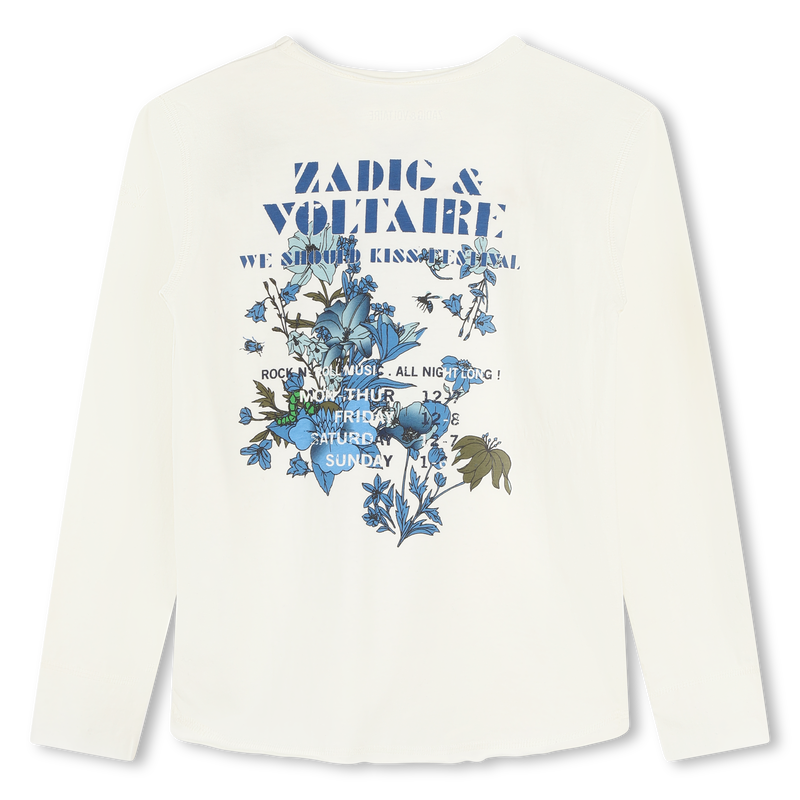 Camiseta de manga larga ZADIG & VOLTAIRE 
                        NI&Ntilde;A