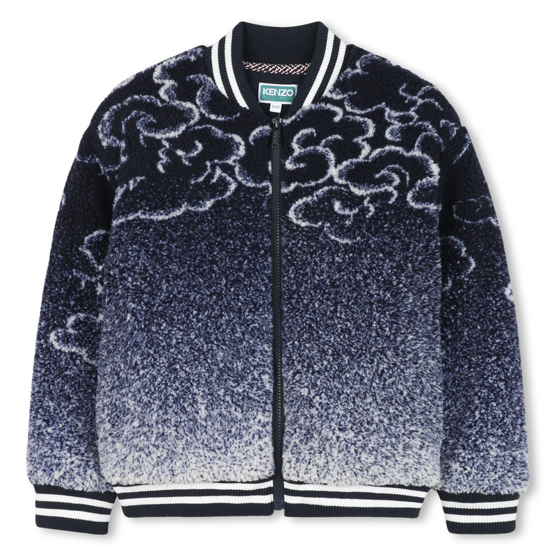Chaqueta de forro polar esponjosa KENZO KIDS 
                        UNISEXO