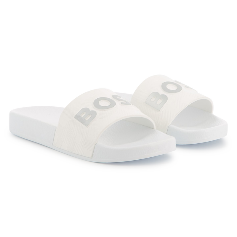 Chanclas con la marca BOSS 
                        NI&Ntilde;O