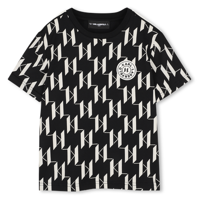 Camiseta de mangas cortas KARL LAGERFELD KIDS NI&Ntilde;O