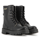 Bota de cordones a media ca&ntilde;a en piel de vacuno KARL LAGERFELD KIDS 
                    NI&Ntilde;A