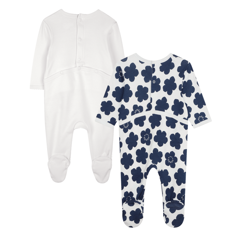 Pack de 2 pijamas de algod&oacute;n KENZO KIDS 
                        UNISEXO