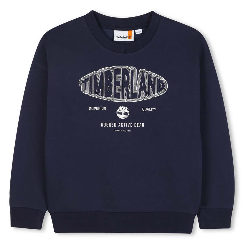 Sudadera de vell&oacute;n cepillado TIMBERLAND 
                        NI&Ntilde;O