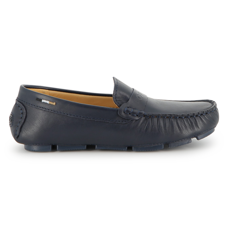 MOCASINES DE PIEL DE VACUNO BOSS 
                        NIÑO