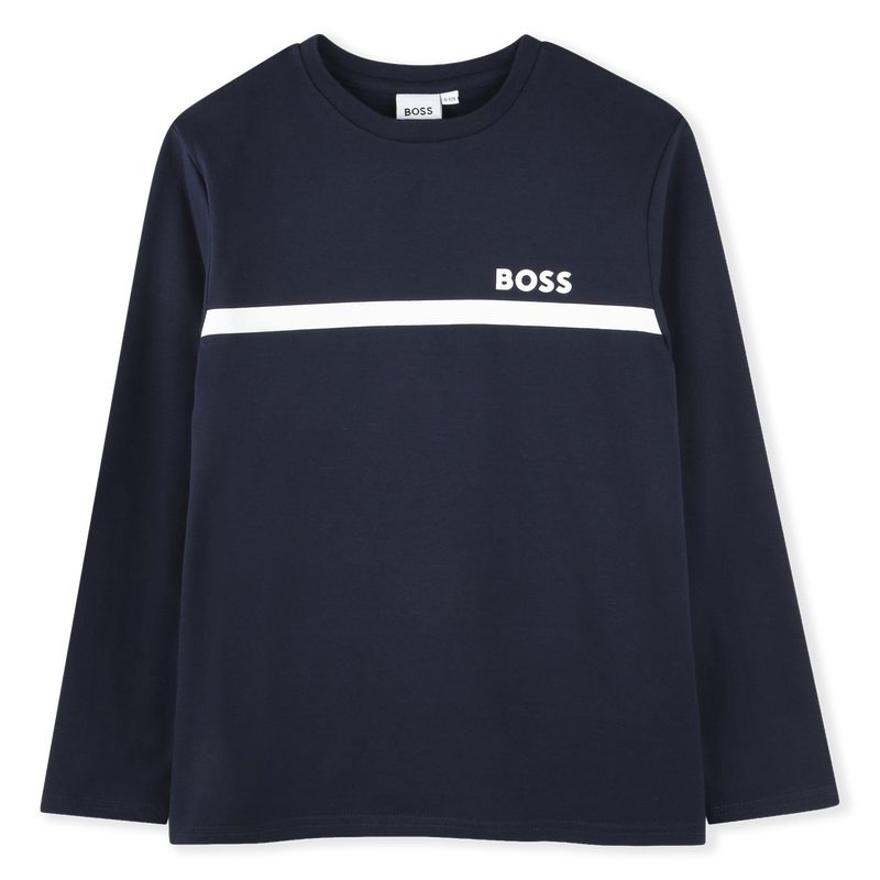 CAMISETA DE MANGA LARGA BOSS 
                        NI&Ntilde;O