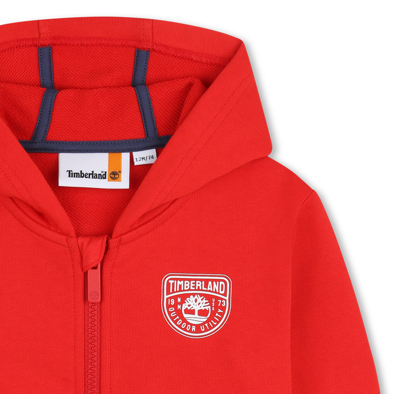 SUDADERA JOGGER CON CAPUCHA TIMBERLAND 
                        NI&Ntilde;O