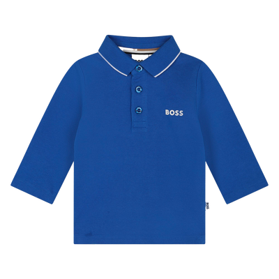 Polo de piqu&eacute; de algod&oacute;n BOSS NI&Ntilde;O