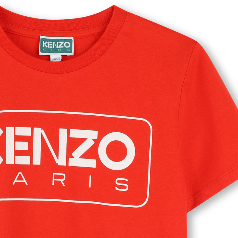 Camiseta manga corta y algod&oacute;n KENZO KIDS 
                        NI&Ntilde;O