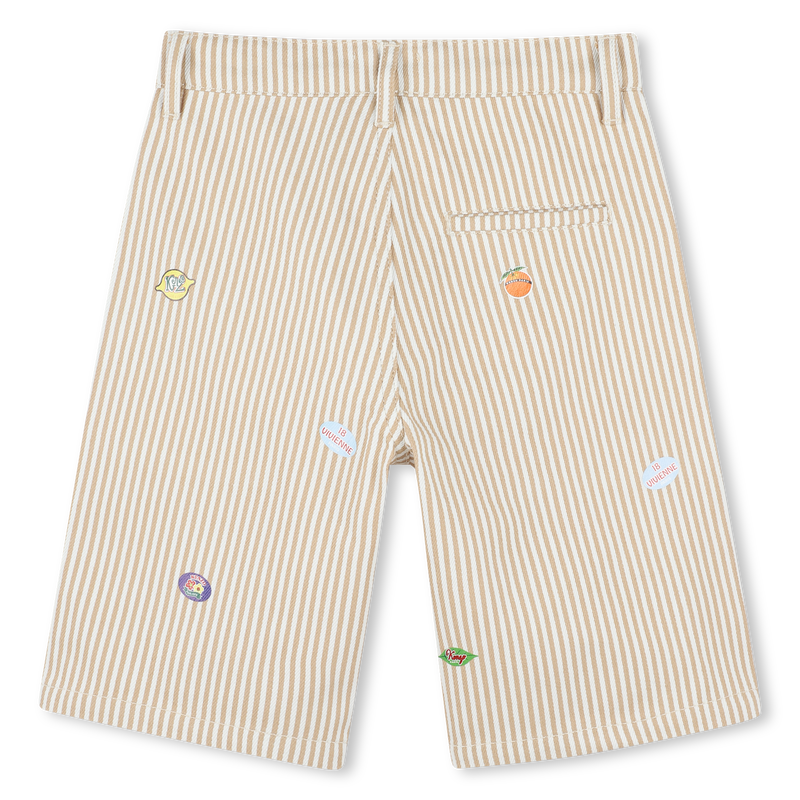 Bermudas de rayas y parches KENZO KIDS 
                        NI&Ntilde;O