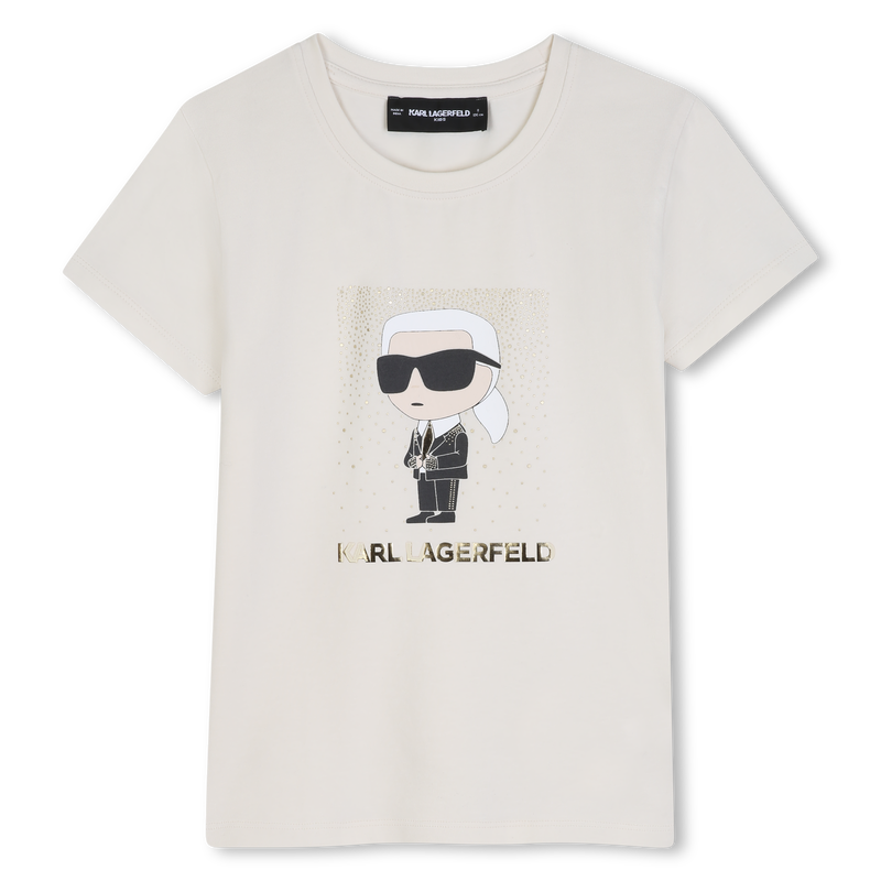 Camiseta de mangas cortas KARL LAGERFELD KIDS 
                        NI&Ntilde;A