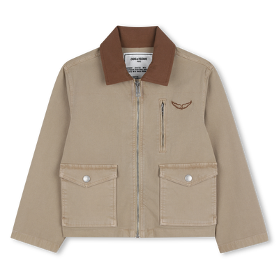 CHAQUETA CON CREMALLERA ZADIG & VOLTAIRE NI&Ntilde;O
