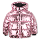 Chaqueta acolchada con capucha KARL LAGERFELD KIDS 
                    NI&Ntilde;A