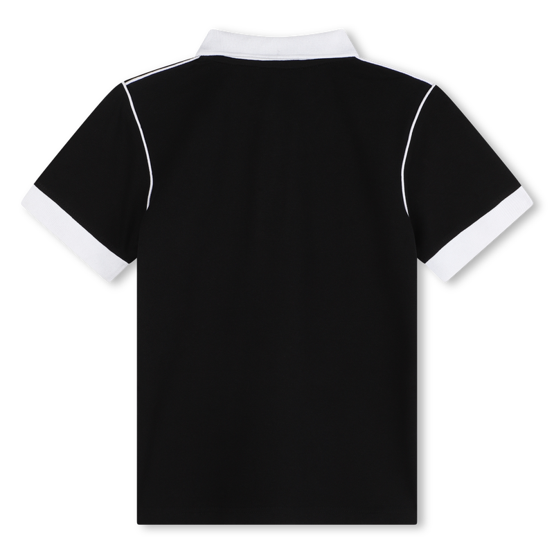 Polo bicolor con botones DKNY 
                        NI&Ntilde;O