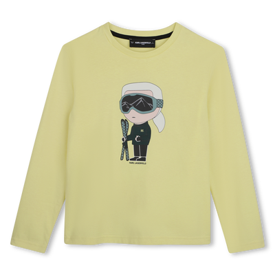 Camiseta de manga larga KARL LAGERFELD KIDS NI&Ntilde;O
