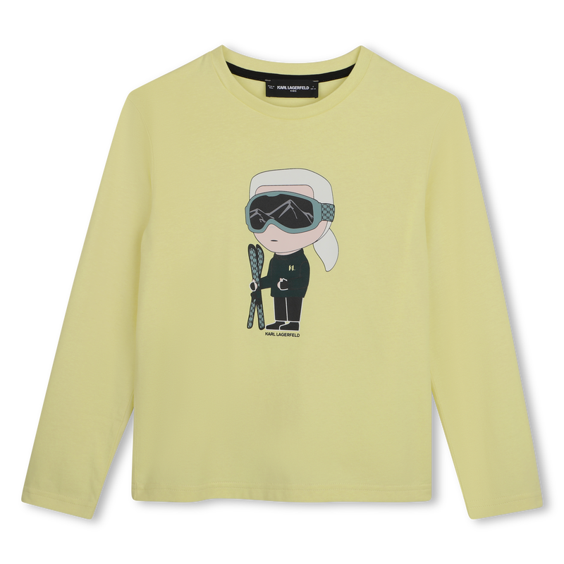 Camiseta de manga larga KARL LAGERFELD KIDS 
                        NI&Ntilde;O